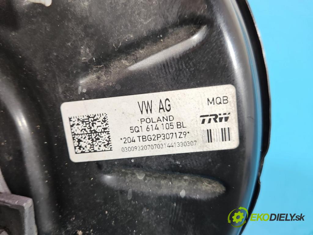 Audi A3 8V 2013-2020 1.4 TFSI 122 HP automatic 90 kW 1395 cm3 5- servo brzdové 5Q1614105BL