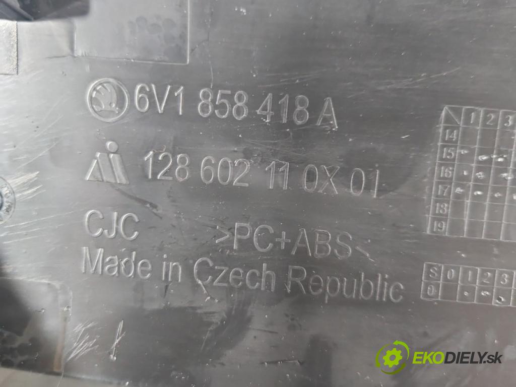 Skoda Fabia III 2014-2021 1.0 TSI 95 HP manual 70 kW 999 cm3 5- lišta ozdobná vnitŕní: