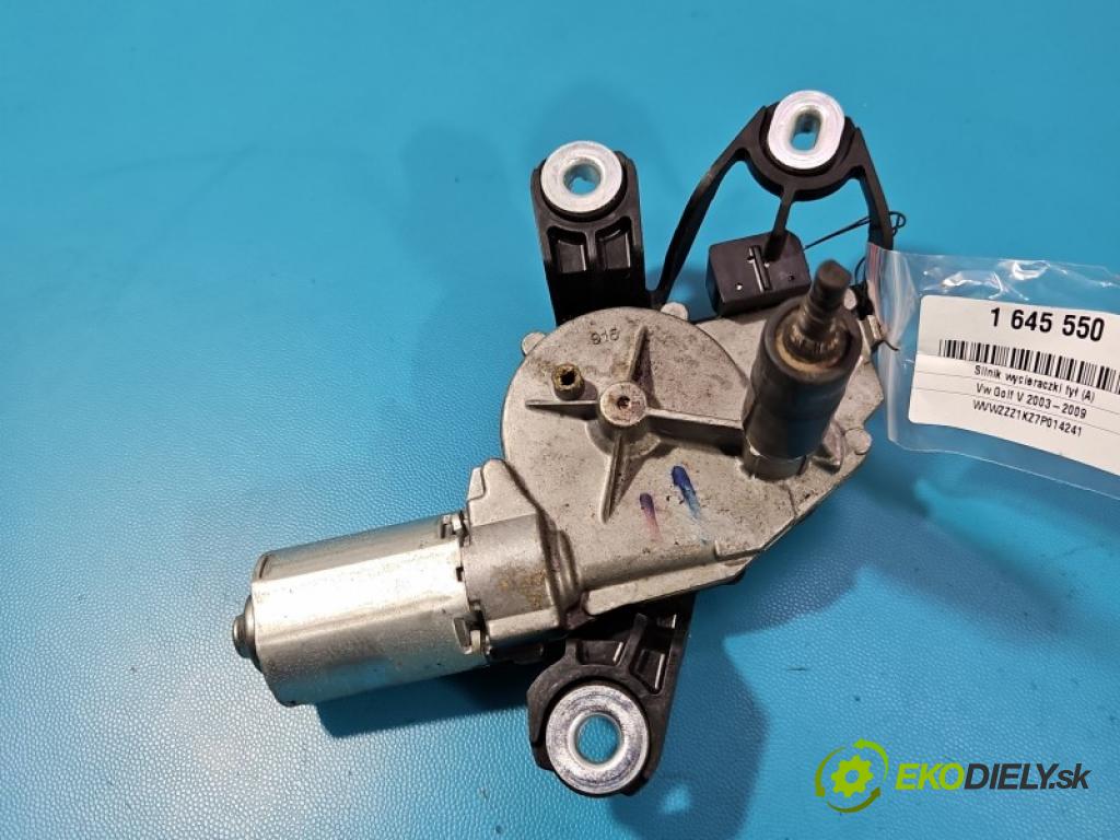 Vw Golf V 2003-2009 1.6 8V 102 HP manual 75 kW 1595 cm3 5- motor stieračov zadné 1L6955711C