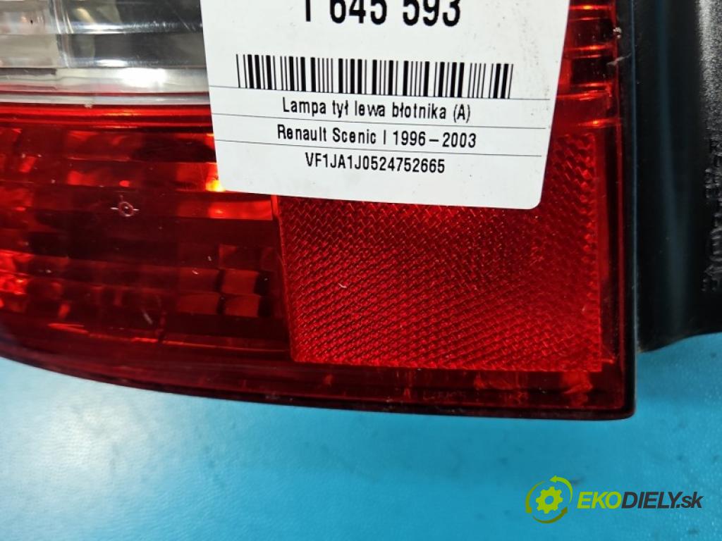 Renault Scenic I 1996-2003 1.6 16V 107 HP manual 79 kW 1598 cm3 5- světlo zadní levé blatník: