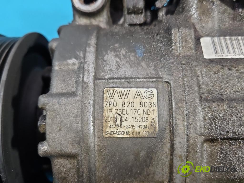 Vw Touareg II 2010-2018 3.0 tdi 245KM automatic 180 kW 2967 cm3 5- Kompresor: klíma 7P0820803N (Kompresor klimatizace)