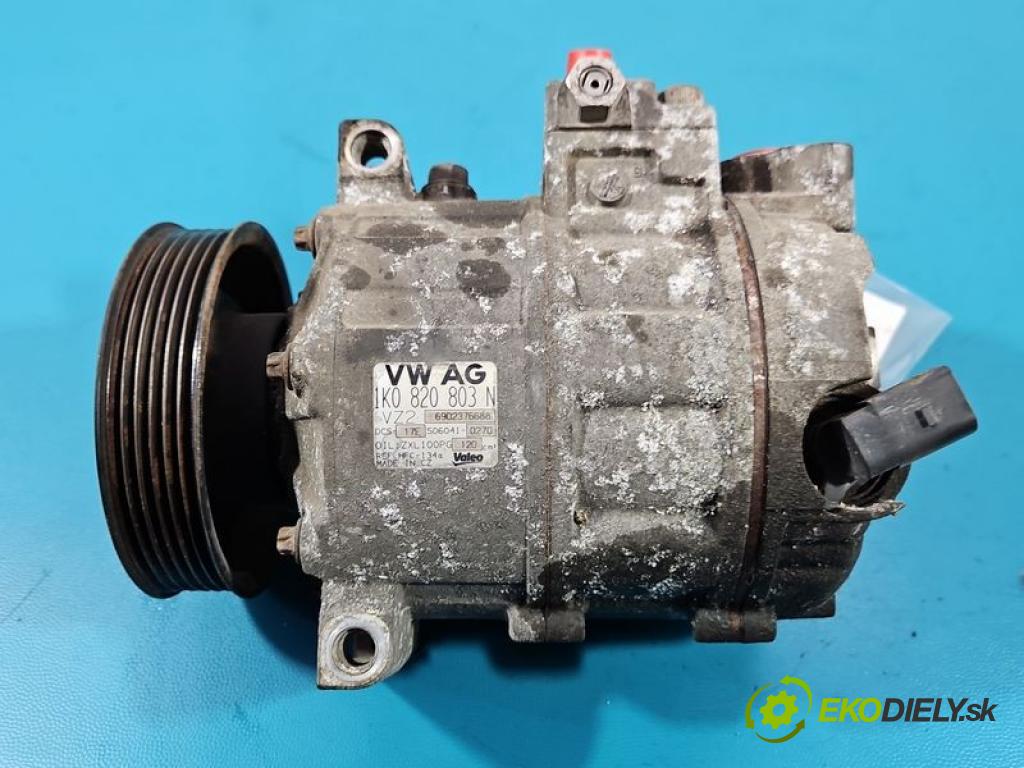 Vw Golf V 2003-2009 1.6 8V 102 HP manual 75 kW 1595 cm3 5- Kompresor: klimatizácie 1K0820803N (Kompresor klimatizácie)
