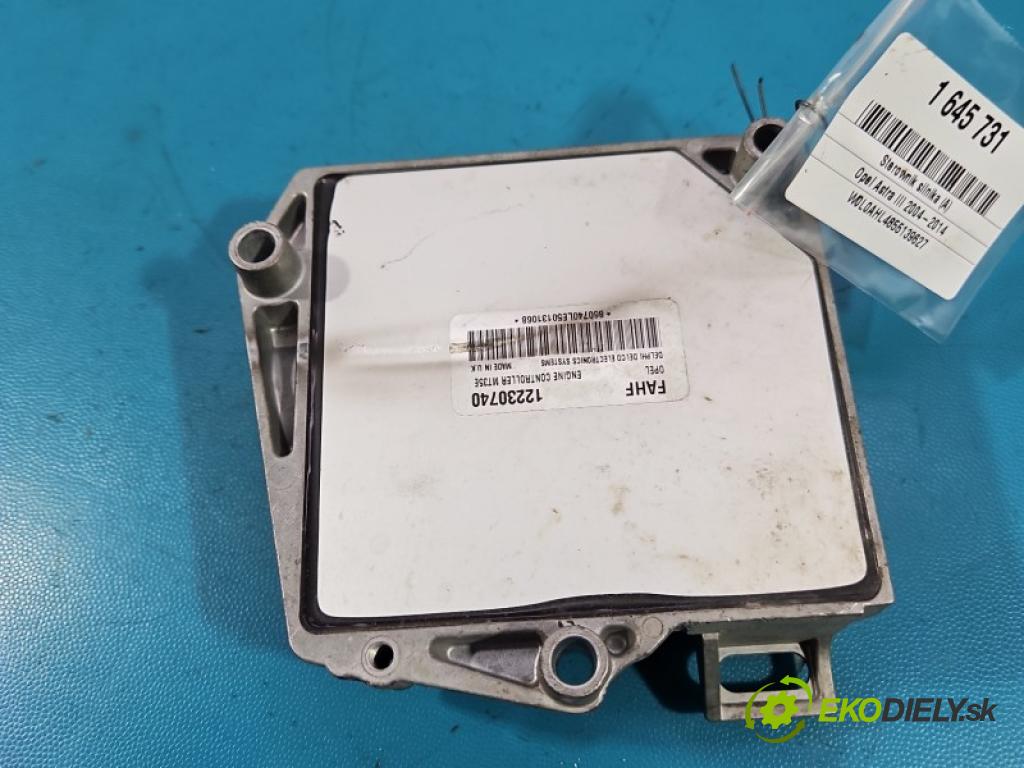 Opel Astra III 2004-2014 1.6 16V Z16XEP 105 HP manual 77 kW 1598 cm3 5- riadiaca jednotka motora 12230740