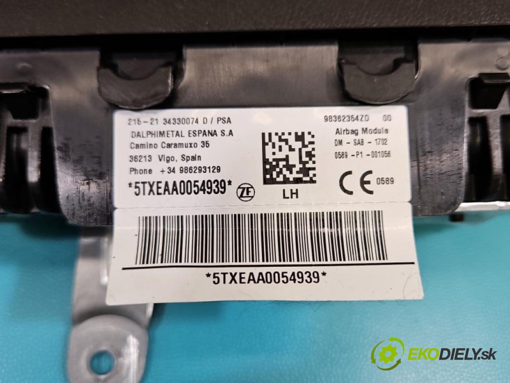 Opel Mokka B 2020- 1.2 T 131 HP manual 96 kW 1199 cm3 5- airbag vzduch: ostatné 98362354ZD