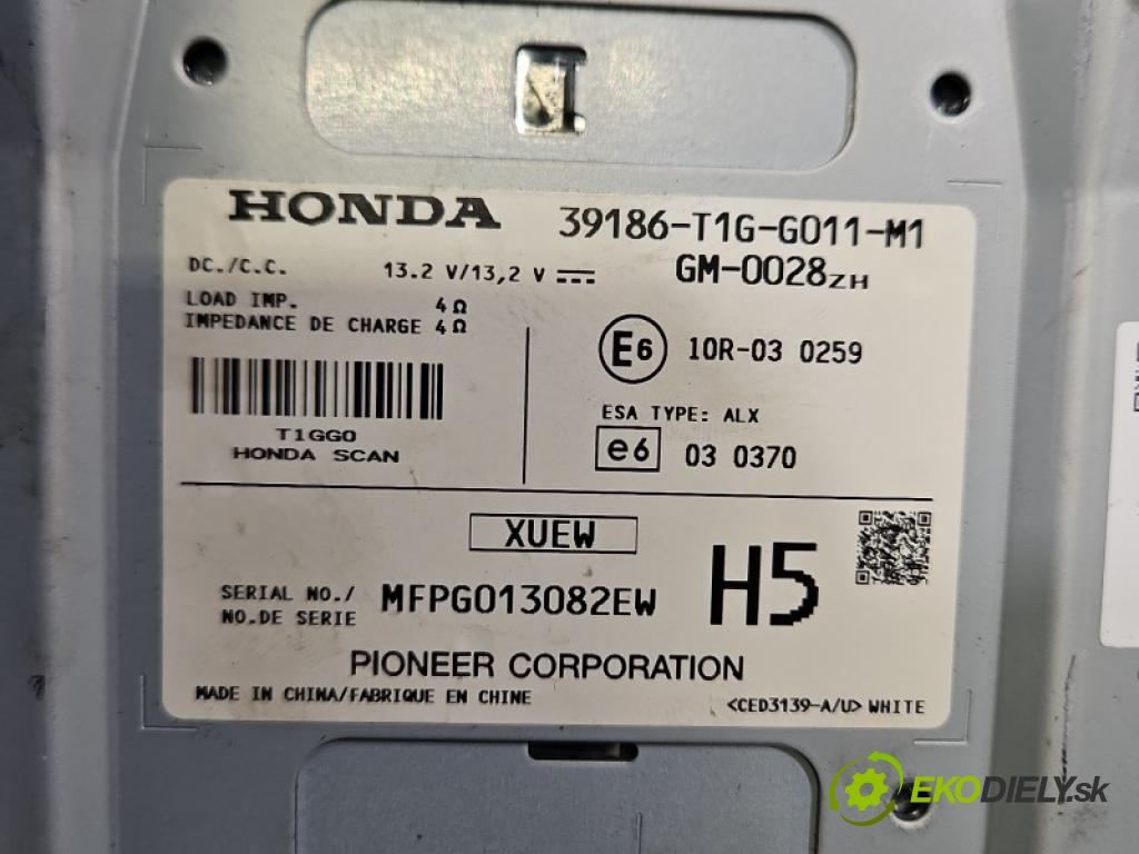 Honda CR-V IV 2012-2018 2.2 i-DTEC 150 hp automatic 110 kW 2199 cm3 5- Zesilovač: 39186-T1G-G011-M1 (Zesilovač)