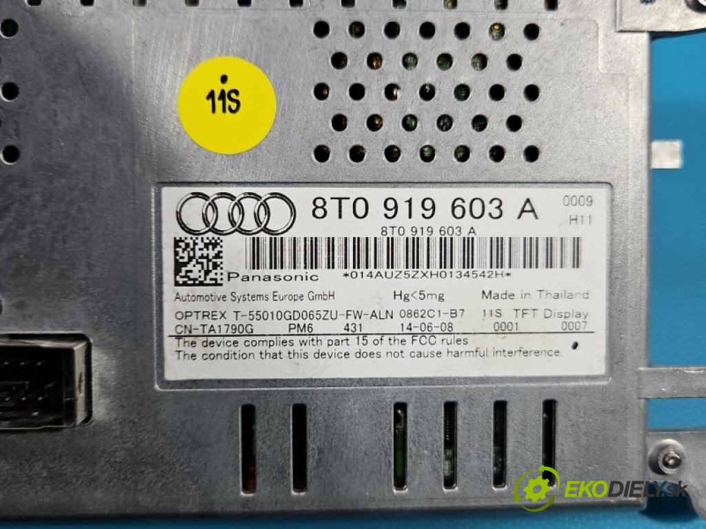 Audi A4 B8 2007-2015 1.8 TFSI 160 hp manual 118 kW 1798 cm3 5- displej 8T0919603A (Přístrojová deska)
