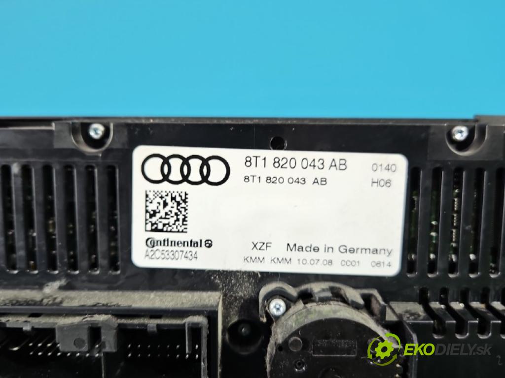 Audi A4 B8 2007-2015 1.8 TFSI 160 HP manual 118 kW 1798 cm3 5- panel kúrenia 8T1820043AB