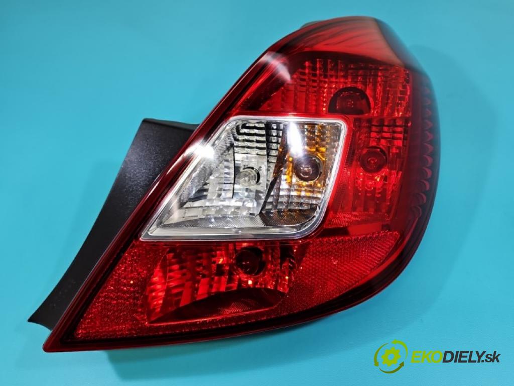 Opel Corsa D 2006-2014 1.2 16V 86 hp manual 63 kW 1229 cm3 5- světlo zadní pravé blatník: 13269051