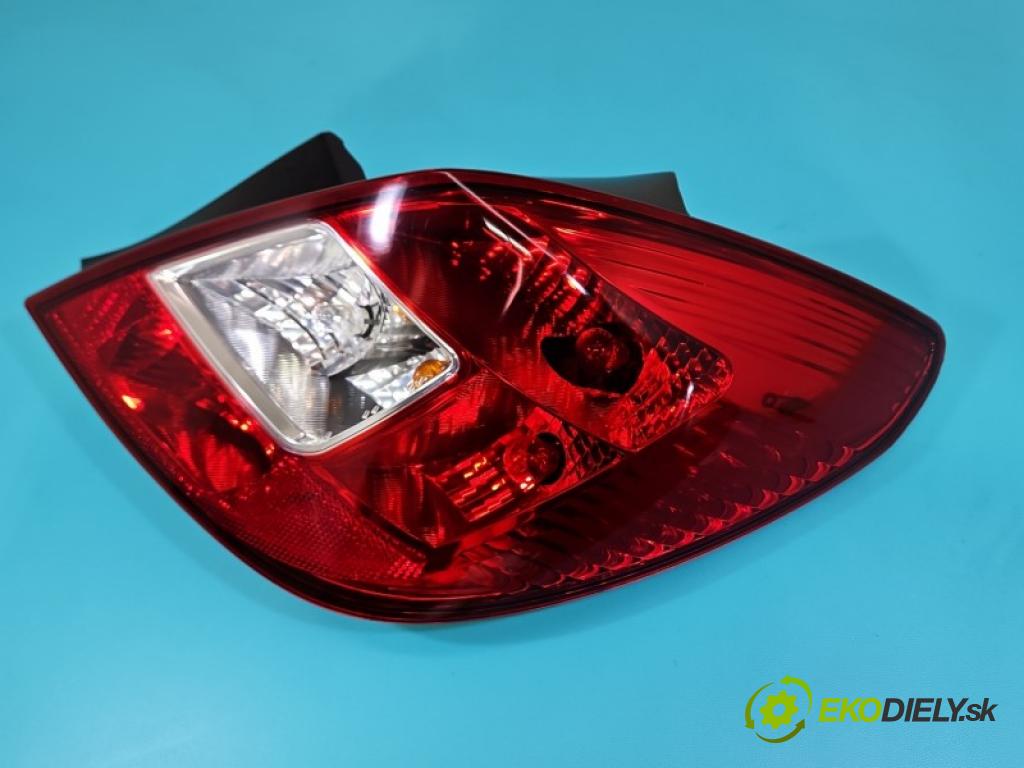Opel Corsa D 2006-2014 1.2 16V 86 hp manual 63 kW 1229 cm3 5- světlo zadní pravé blatník: 13269051