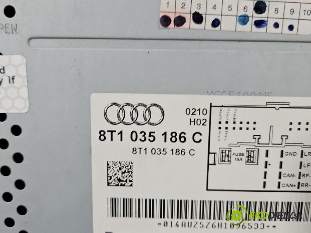 Audi A4 B8 2007-2015 1.8 TFSI 160 HP manual 118 kW 1798 cm3 5- Radio originál 8T1035186C