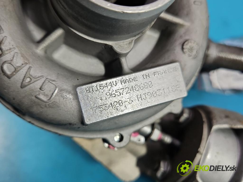 Ford Focus Mk2 2004-2011 1.6 tdci 109 HP manual 80 kW 1560 cm3 5- turbodúchadlo, turbo 753420-3 (Turbodúchadlo (kompletné))
