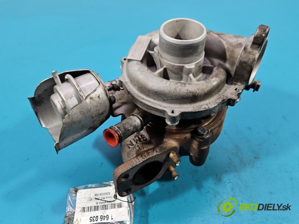 Ford Focus Mk2 2004-2011 1.6 tdci 109 HP manual 80 kW 1560 cm3 5- turbodúchadlo, turbo 753420-3 (Turbodúchadlo (kompletné))