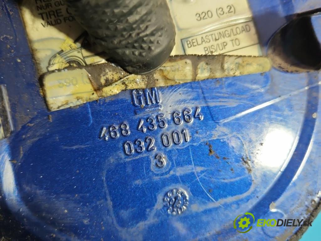 Opel Meriva A 2002-2010 1.7 cdti 101 HP manual 74 kW 1686 cm3 5- Klapka nádrže palivo 468435664 (Kľučka dverí ostatné)