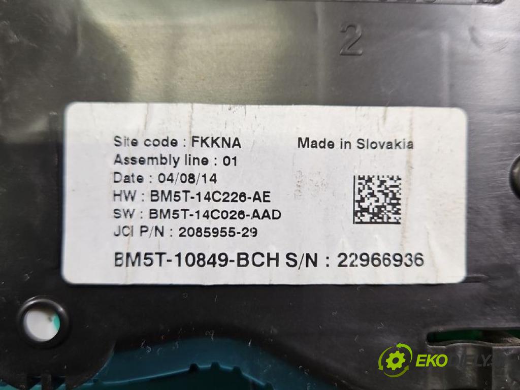 Ford Focus Mk3 2010-2018 1.6d 116 hp manual 85 kW 1560 cm3 5- Přístrojová deska BM5T-10849-BCH (Přístrojová deska)