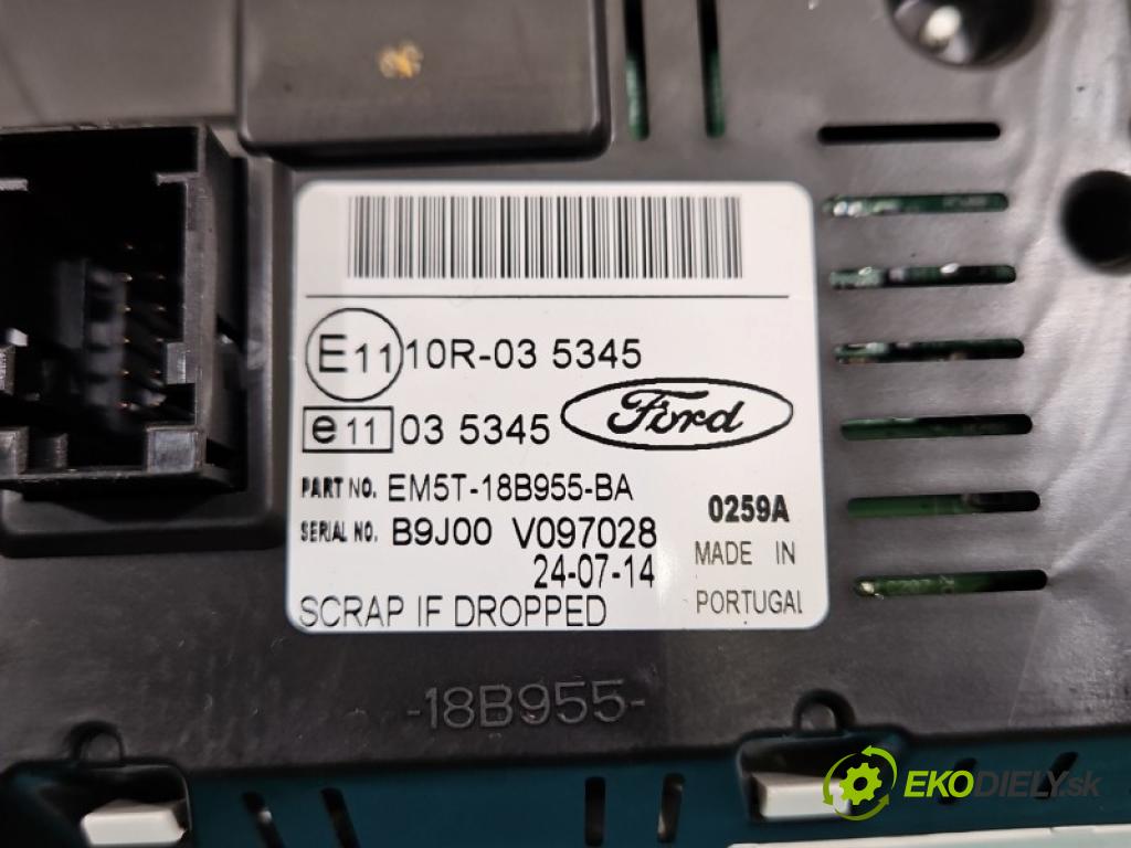 Ford Focus Mk3 2010-2018 1.6d 116 hp manual 85 kW 1560 cm3 5- displej EM5T-18B955-BA (Přístrojová deska)