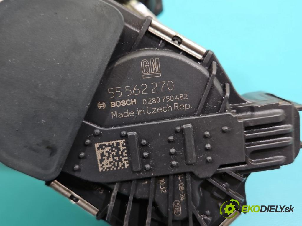 Opel Corsa D 2006-2014 1.2 16V 86 HP manual 63 kW 1229 cm3 5- klapka 55562270 (Škrtiaca klapka)