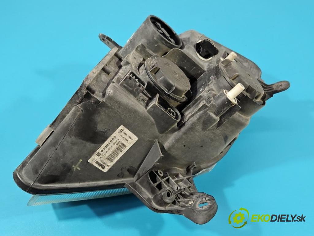 Opel Meriva A 2002-2010 1.7 cdti 101 HP manual 74 kW 1686 cm3 5- Reflektor: ľavý 93321052 (Kľučka dverí ostatné)
