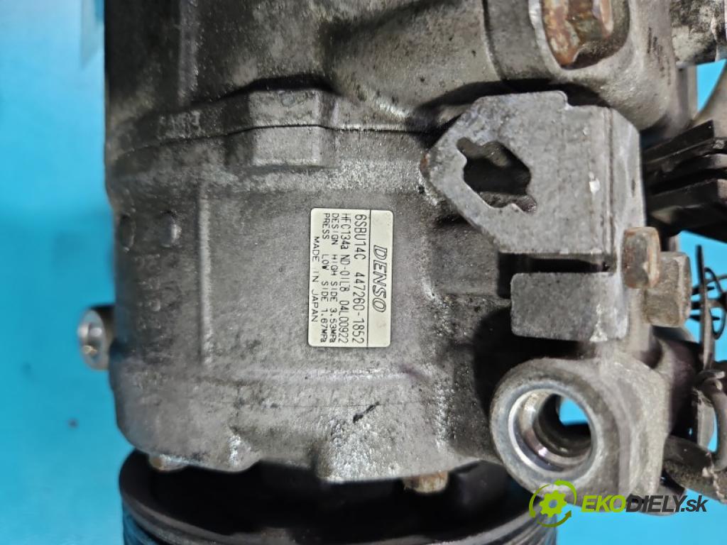 Bmw 5 E60 2003-2010 2.0d 163 hp automatic 120 kW 1995 cm3 4- Kompresor: klíma 447260-1852 (Kompresor klimatizace)