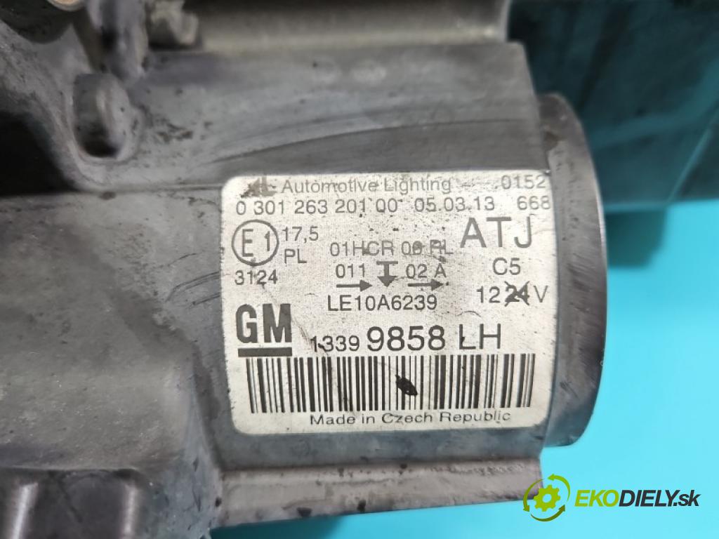Opel Zafira C 2012-2019 Tourer 2.0 cdti 110 HP manual 81 kW 1956 cm3 5- Reflektor: ľavý 13399858 (Kľučka dverí ostatné)
