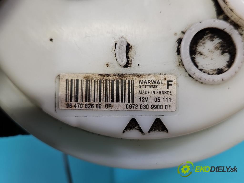Peugeot 407 2.0 16V 136hp manual 100 kW 1997 cm3 5- čerpadlo paliva 9647082680