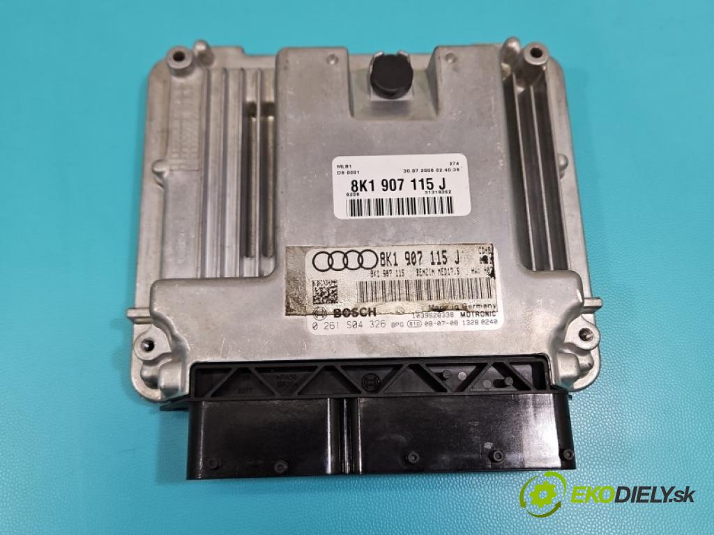 Audi A4 B8 2007-2015 1.8 TFSI 160 hp manual 118 kW 1798 cm3 5- řídící jednotka motoru 8K1907115J