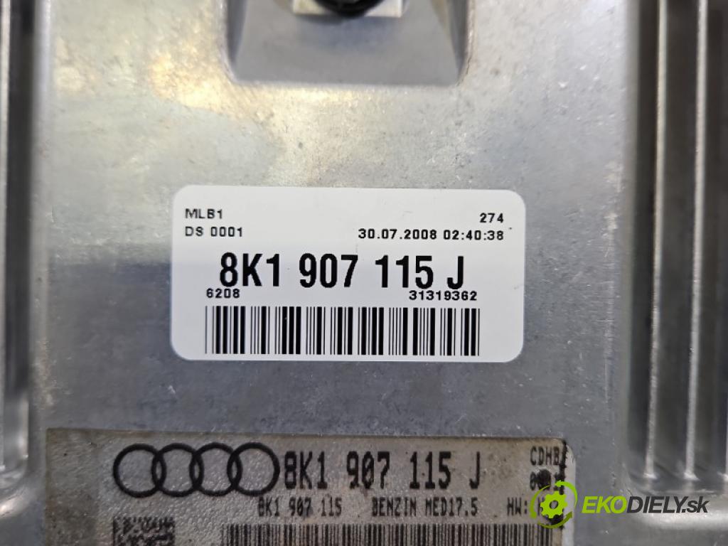 Audi A4 B8 2007-2015 1.8 TFSI 160 hp manual 118 kW 1798 cm3 5- řídící jednotka motoru 8K1907115J