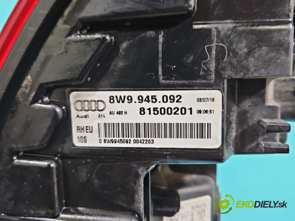 Audi A4 B9 2015-2024 2.0 tdi 150 hp manual 110 kW 1968 cm3 5- světlo zadní pravé blatník: 8W9945092