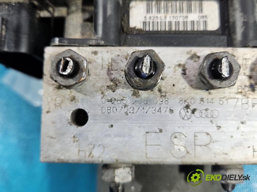 Audi A4 B8 2007-2015 1.8 TFSI 160 HP manual 118 kW 1798 cm3 5- čerpadlo abs 0265236098 (Pumpa ABS)