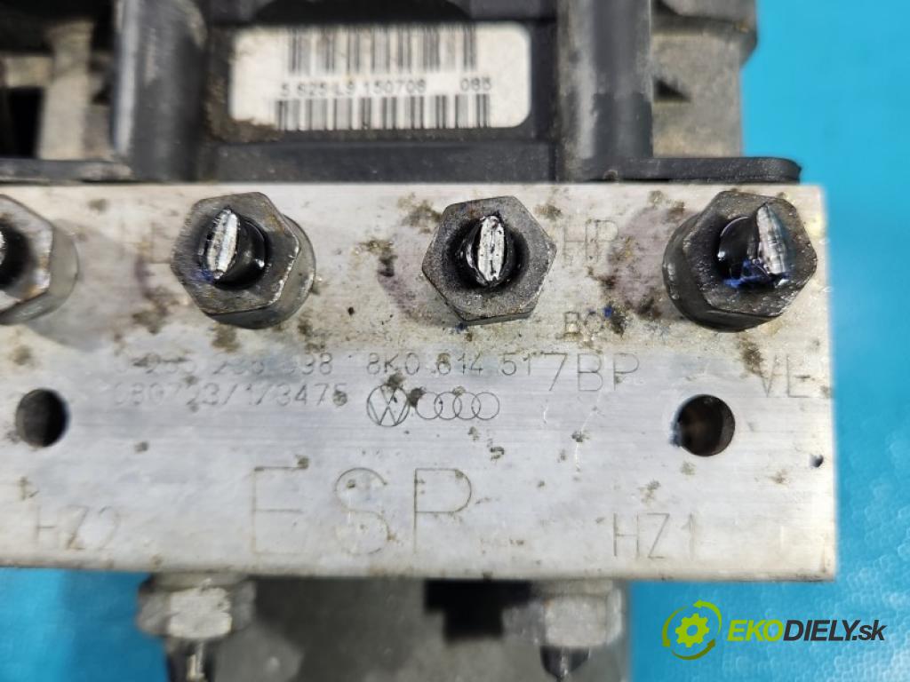 Audi A4 B8 2007-2015 1.8 TFSI 160 HP manual 118 kW 1798 cm3 5- čerpadlo abs 0265236098 (Pumpa ABS)