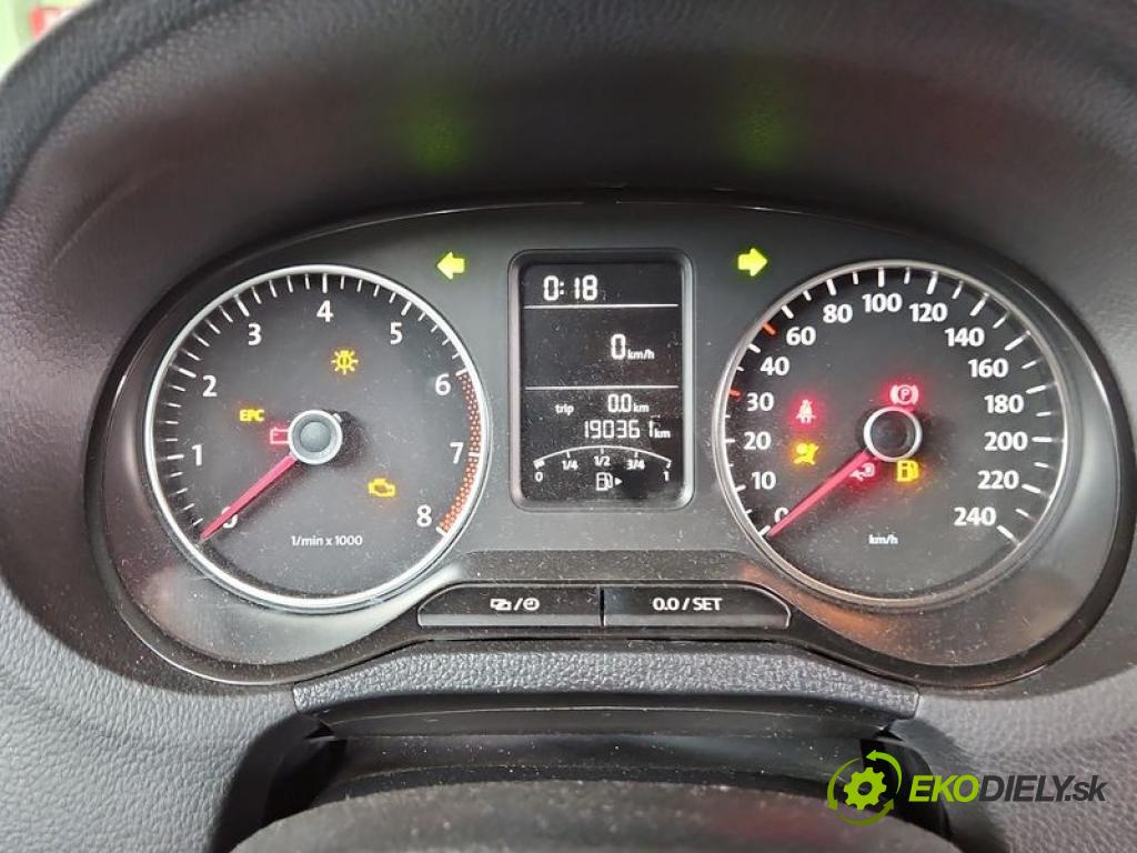Vw Polo V 6R 2009-2017 1.2 TSI 105 hp manual 77 kW 1197 cm3 5- Přístrojová deska 6R0920860M (Přístrojová deska)