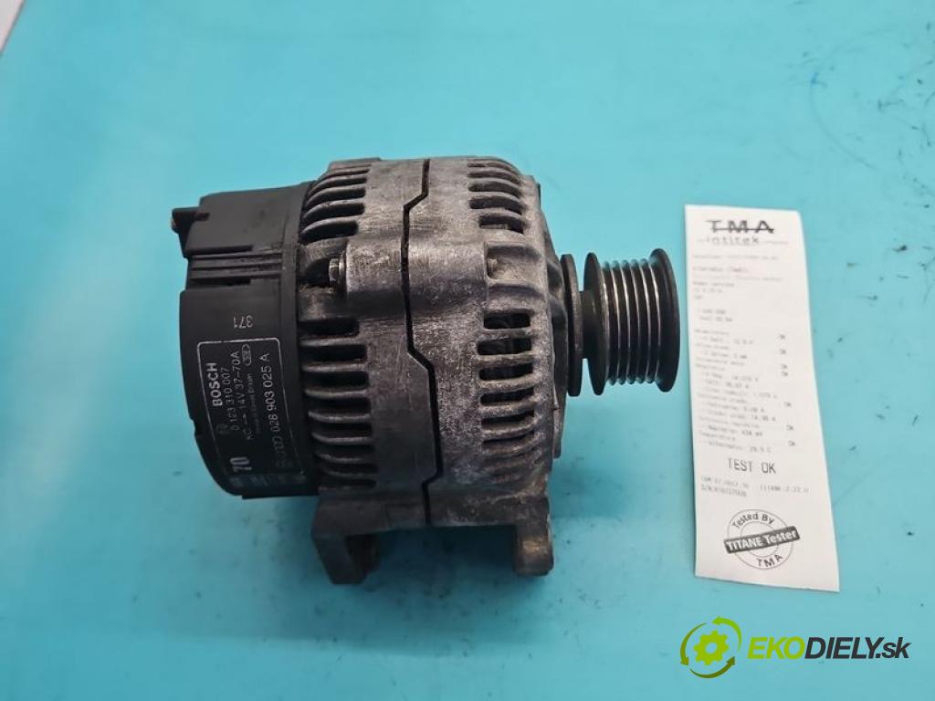 Audi 80 B4 1991-1994 1.9 tdi 90 HP manual 66 kW 1896 cm3 5- Alternator 028903025A (Alternátor)