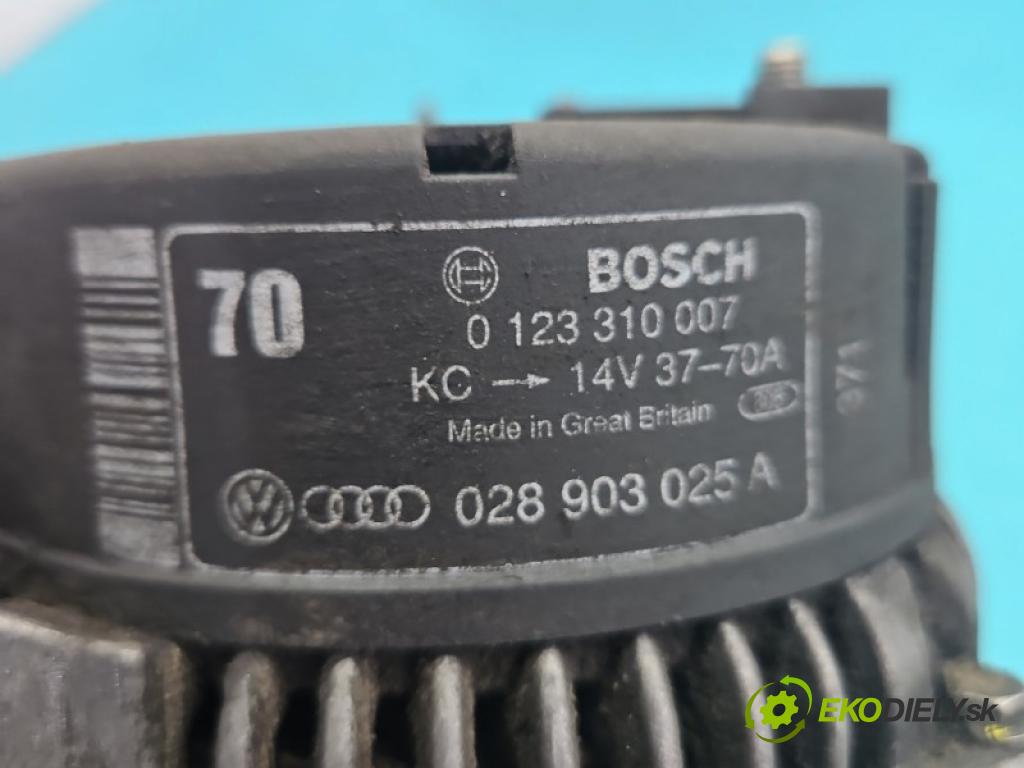 Audi 80 B4 1991-1994 1.9 tdi 90 HP manual 66 kW 1896 cm3 5- Alternator 028903025A (Alternátor)
