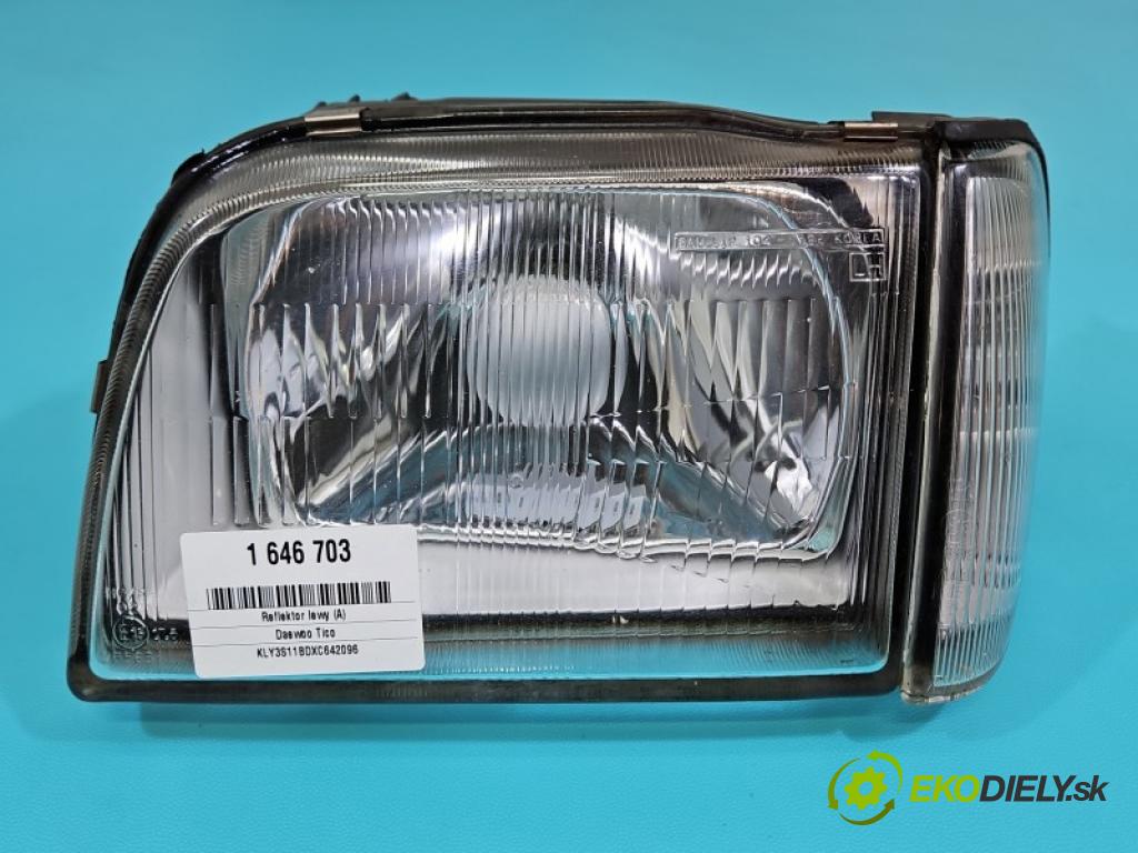 Daewoo Tico 0.8 plyn: 41 HP manual 30 kW 796 cm3 5- Reflektor: ľavý  (Kľučka dverí ostatné)