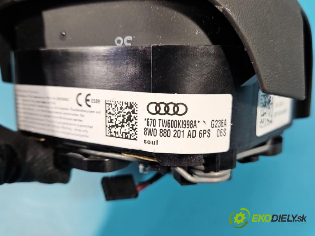 Audi A4 B9 2015-2024 2.0 tdi 150 HP manual 110 kW 1968 cm3 5- airbag vzduch: Řidiči: 8W0880201AD (Airbag)