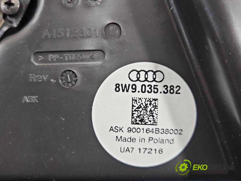 Audi A4 B9 2015-2024 2.0 tdi 150 hp manual 110 kW 1968 cm3 5- Subwoofer: 8W9035382 (Audio zařízení)
