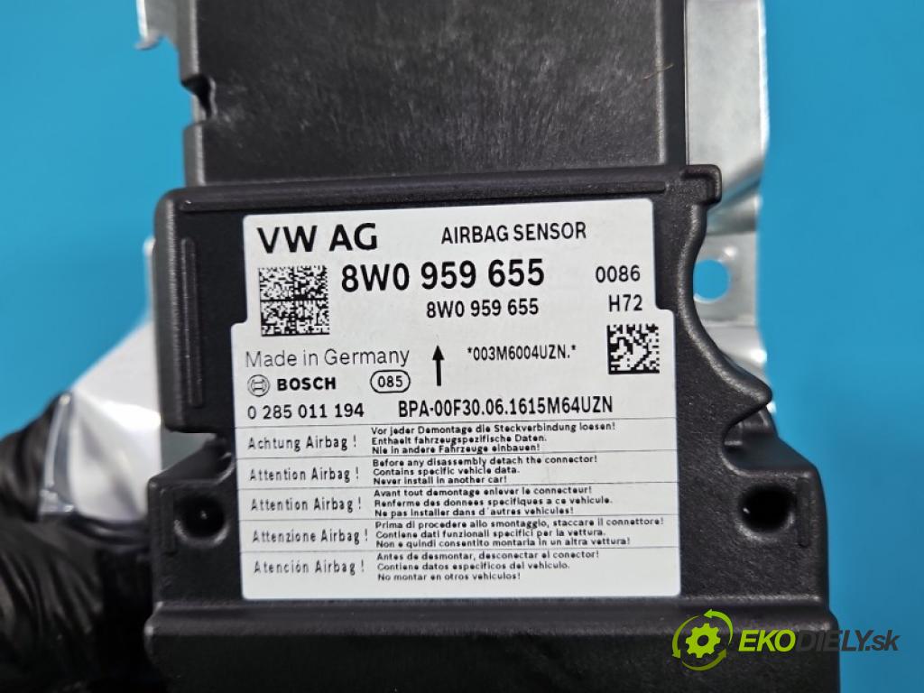 Audi A4 B9 2015-2024 2.0 tdi 150 hp manual 110 kW 1968 cm3 5- řídící jednotka polštáře: 8W0959655