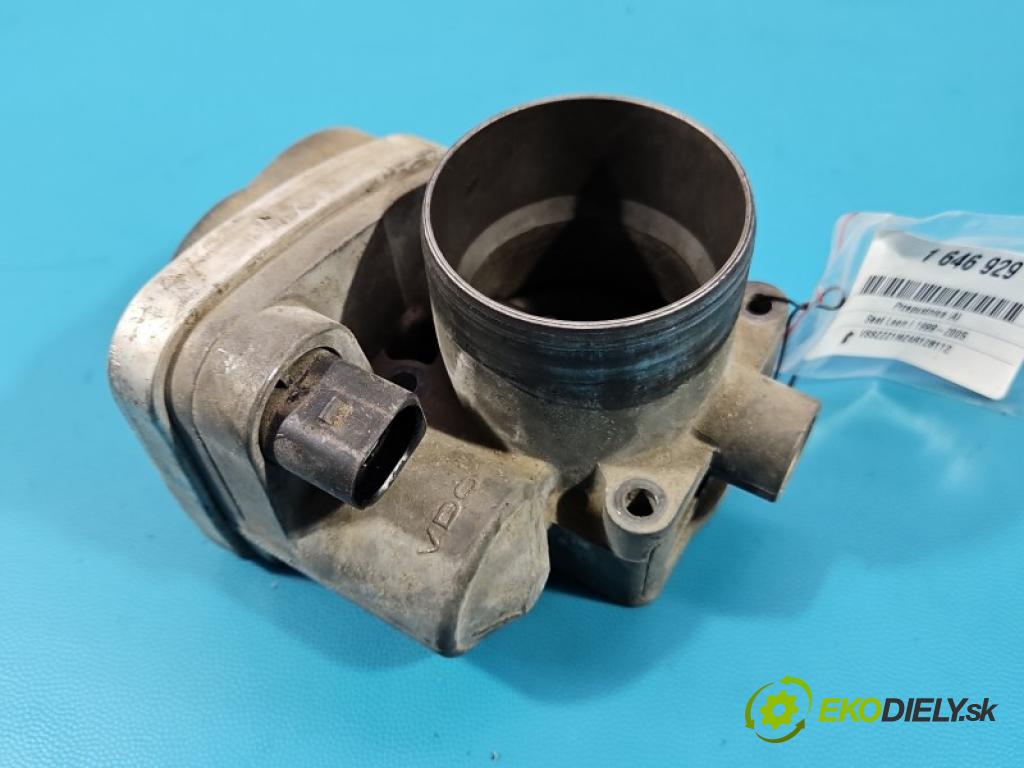 Seat Leon I 1999-2005 1.6 16V 105 hp manual 77 kW 1598 cm3 5- škrticí klapka 036133062M (Škrticí klapka)