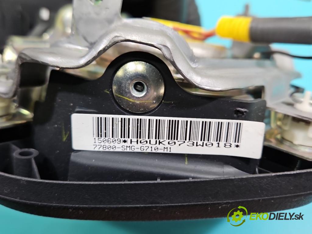 Honda Civic VIII 2006-2011 1.8 16V 140 HP manual 103 kW 1799 cm3 5- airbag vzduch: Řidiči: 77800-SMG-G710-M1 (Airbag)