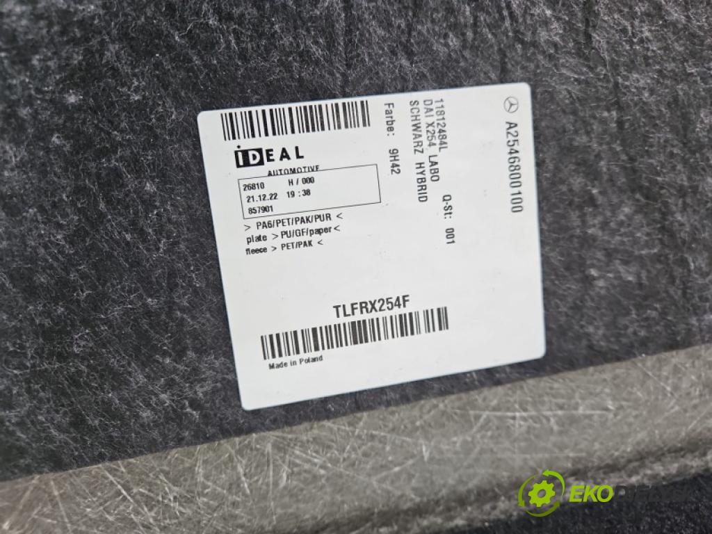 Mercedes GLC coupe X253 2015-2022 3.0 V6 automatic 287 kW 2996 cm3 5- koberec do auta kufra: A2546800100