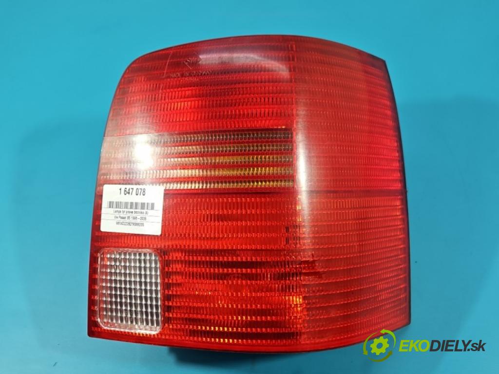 Vw Passat B5 1995-2005 1.8 T 150 hp manual 110 kW 1781 cm3 5- světlo zadní pravé blatník: 3B9945112F