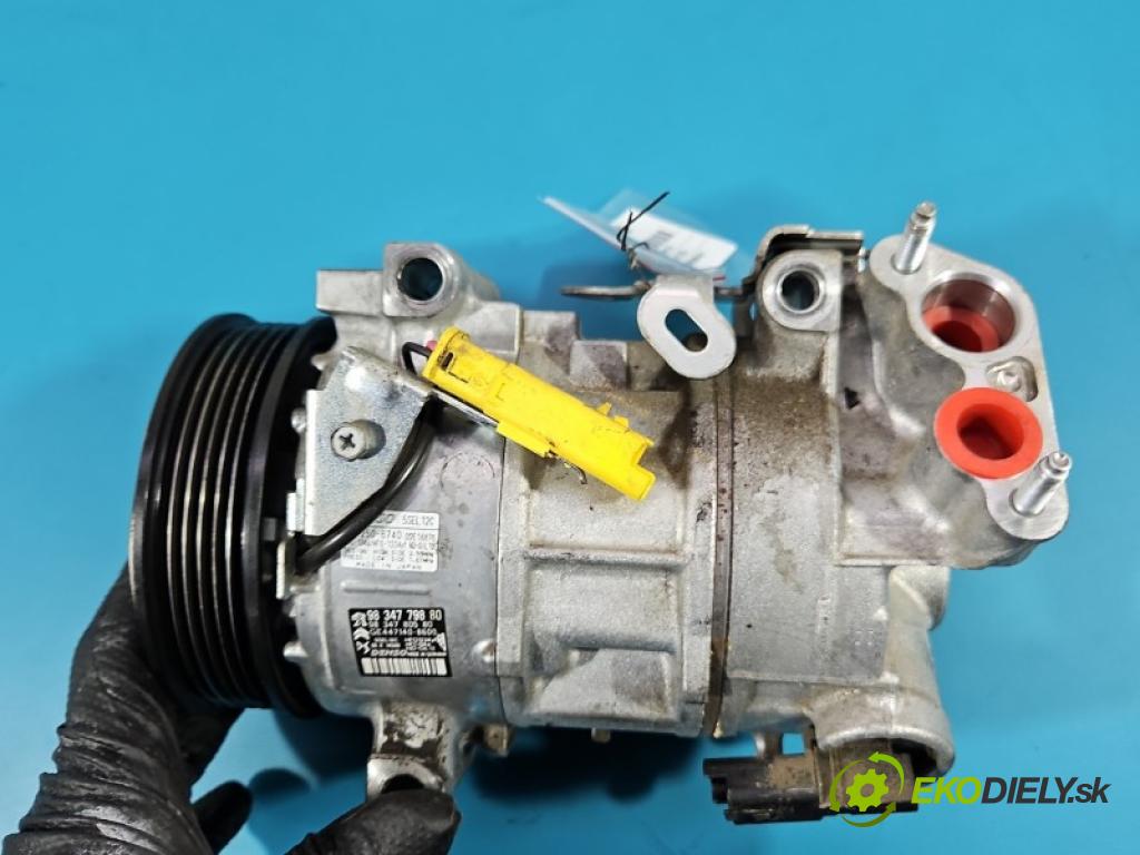 Opel Mokka B 2020- 1.2 T 131 HP manual 96 kW 1199 cm3 5- Kompresor: klimatizácie 447250-6740 (Kompresor klimatizácie)