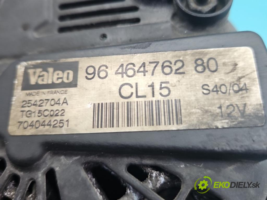 Citroen C3 Pluriel 2003-2010 1.4 hdi 68 HP manual 50 kW 1398 cm3 2- Alternator 9646476280 (Alternátor)