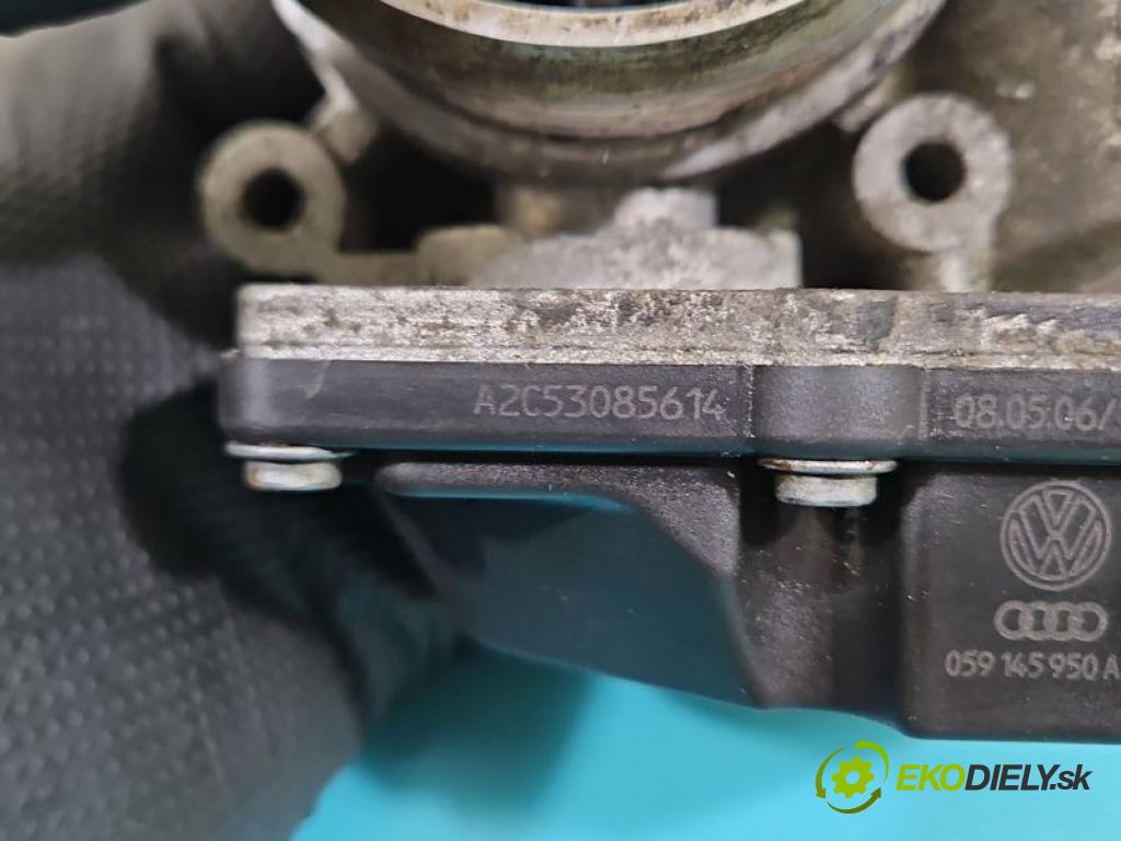 Audi A6 C6 2004-2011 3.0 tdi 232KM automatic 171 kW 2967 cm3 5- klapka 059145950A (Škrtiaca klapka)
