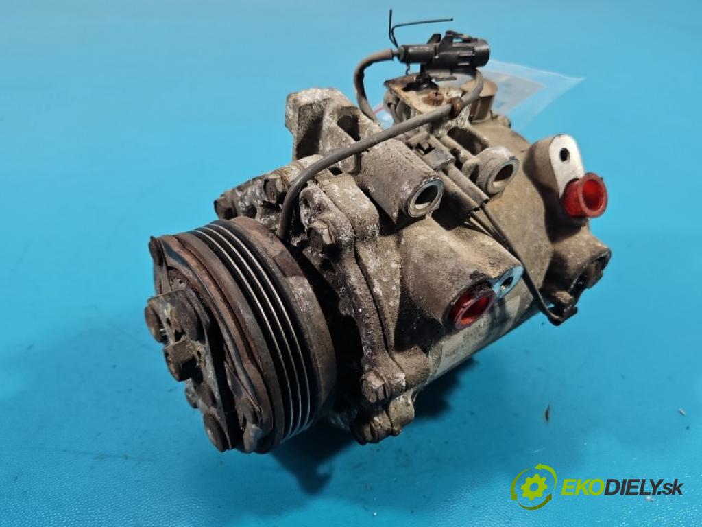 Suzuki Swift Mk6 2005-2010 1.5 16V 102 hp manual 75 kW 1490 cm3 5- Kompresor: klíma 95200-62JA0 (Kompresor klimatizace)