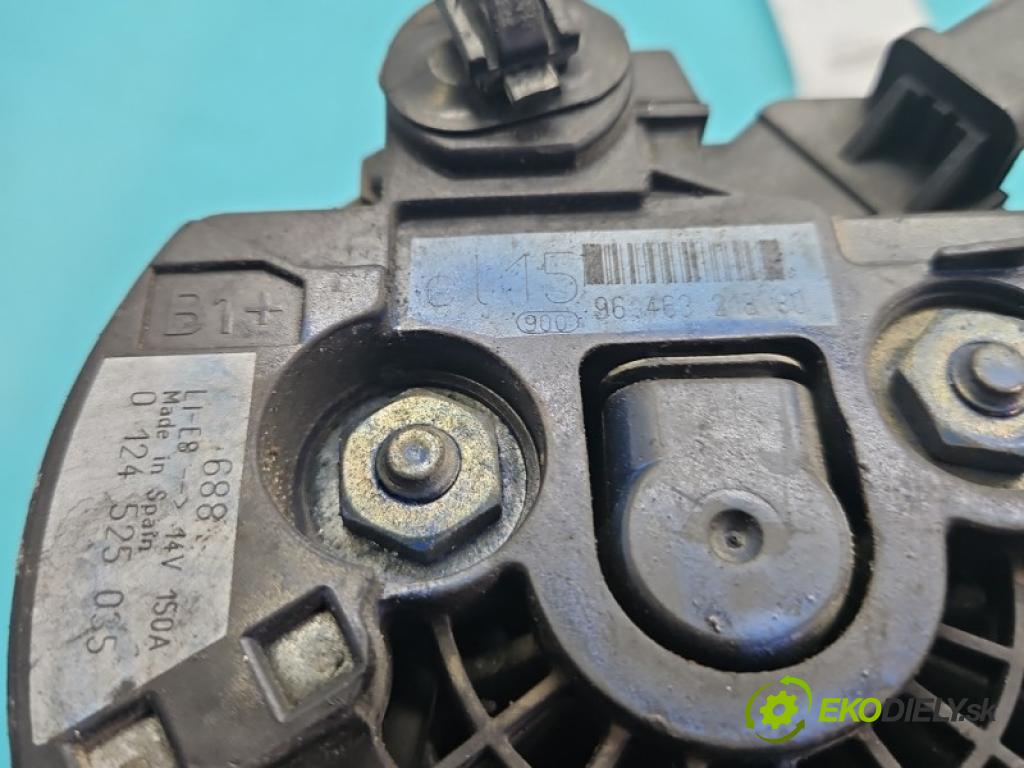 Peugeot 307 2.0 hdi 90 HP manual 66 kW 1997 cm3 5- Alternator 9646321880 (Alternátor)