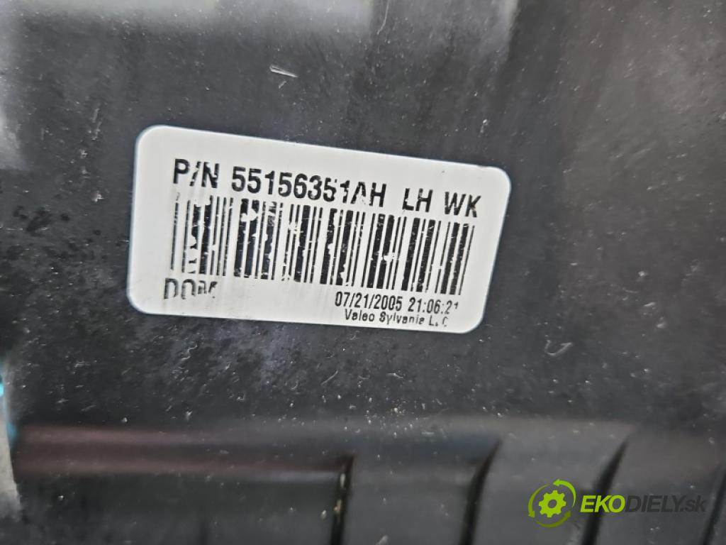 Jeep Grand cherokee WK 2004-2010 3.7 V6 211KM automatic 155 kW 3700 cm3 5- Reflektor: ľavý 55156351AH (Kľučka dverí ostatné)