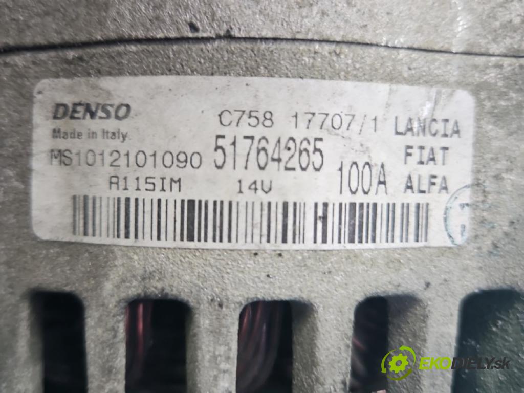 Alfa romeo 159 1.9 jtd 120 HP manual 88 kW 1910 cm3 4- Alternator 51764265 (Alternátor)