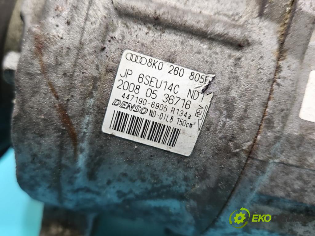 Audi A4 B8 2007-2015 1.8 TFSI 160 HP manual 118 kW 1798 cm3 5- Kompresor: klimatizácie 8K0260805E (Kompresor klimatizácie)