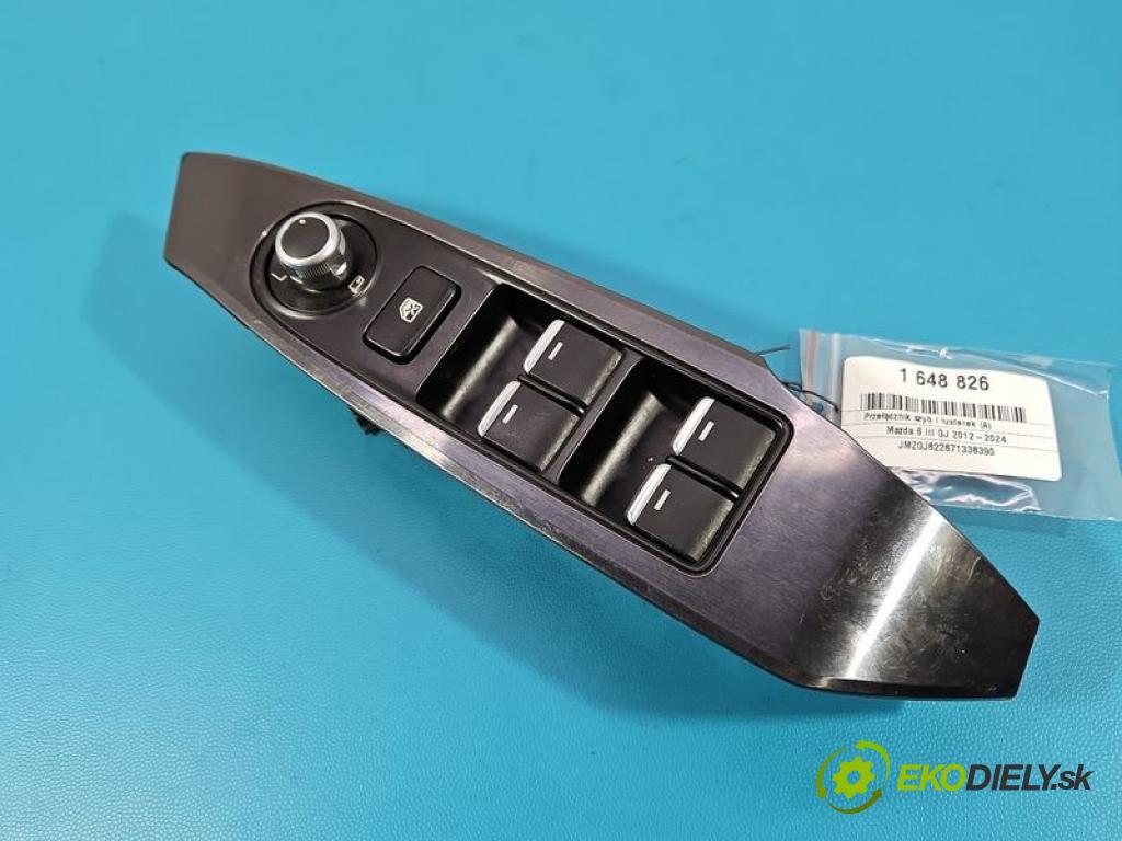 Mazda 6 III GJ 2012-2024 2.2d 175 HP manual 129 kW 2191 cm3 4- prepínač okien spätných zrkadiel GMG5684L6
