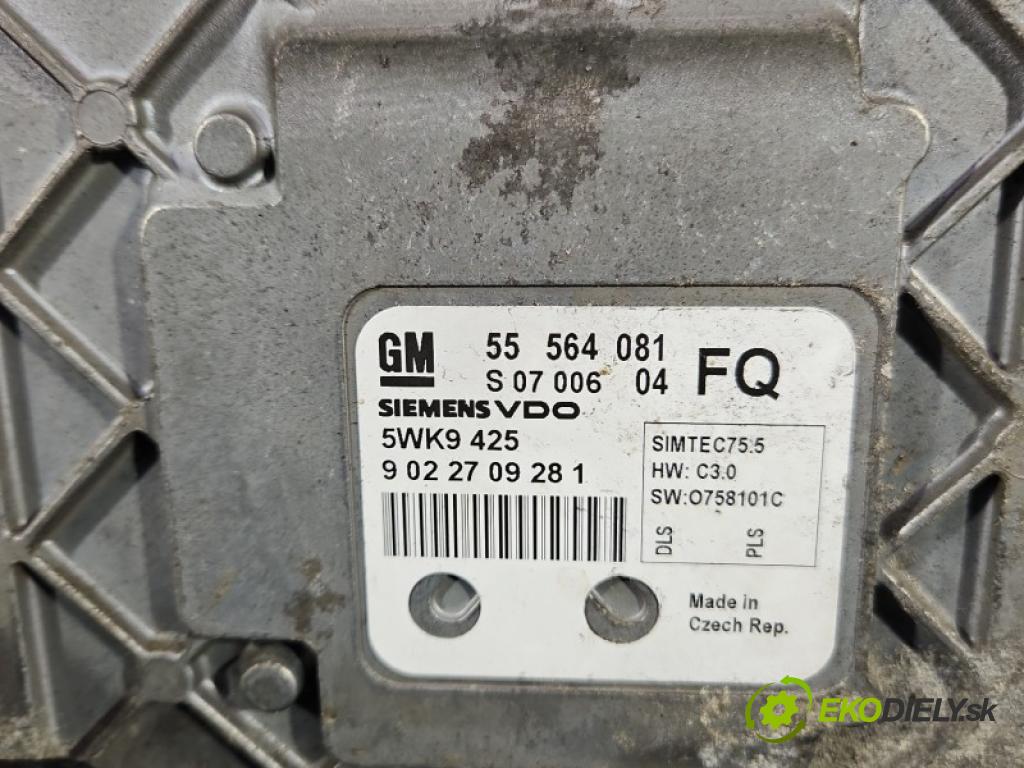 Opel Zafira B 2005-2014 1.8 16V 140 hp manual 103 kW 1796 cm3 5- řídící jednotka motoru 55564081